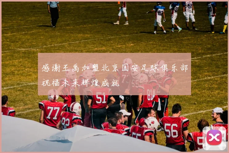 感谢王禹加盟北京国安足球俱乐部祝福未来辉煌成就